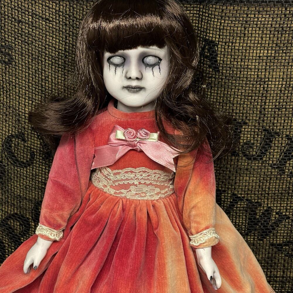 OOAK Creepy Odd 16” Haunting Ghost Spirit Gothic Halloween Horror Art Doll